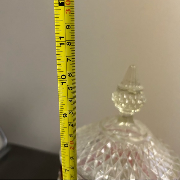 Indiana Glass Diamond Point Ruby Flash Ice Bucket - Simply Stunning - Picture 8 of 13